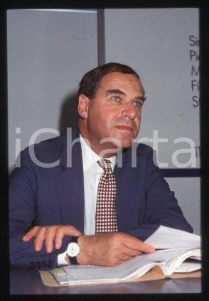 35mm vintage slide* 1995 ca MILAN European Commissioner Leon BRITTAN (23)