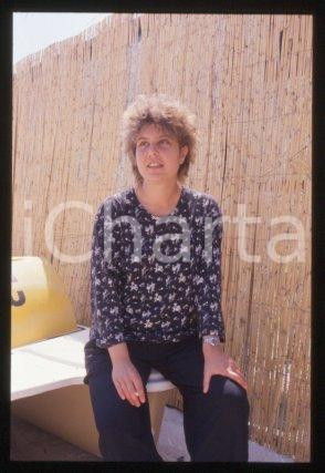 35mm vintage slide* 1990 ca ITALIA Fiorella INFASCELLI Ritratto regista (13)