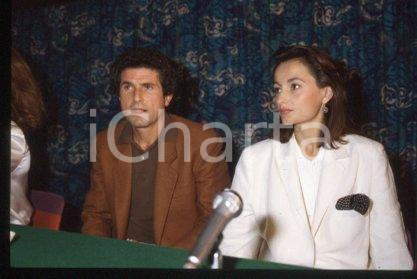 35mm vintage slide* 1985 ca CINEMA actress Évelyne BOUIX & Claude LELOUCH (5)