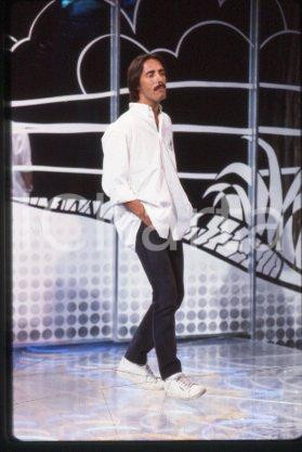 35mm vintage slide* 1982 ca ITALY Pop-rock singer-songwriter Marco FERRADINI (7)