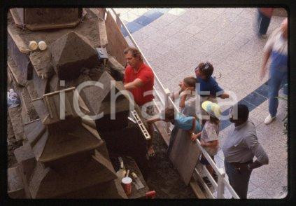 35mm vintage slide* 1989 LOS ANGELES Mini Angkor Wat SANTA ANITA FASHION PARK 6