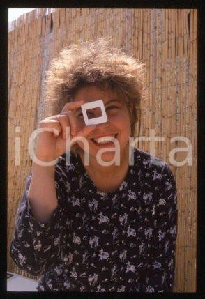 35mm vintage slide* 1990 ca ITALIA Fiorella INFASCELLI Ritratto regista (22)