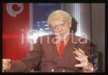 35mm vintage slide* 1985 RAI UNO - OGGI & DOMANI writer Anthony BURGESS (15)