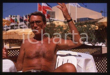 35mm vintage slide* 1989 ca CANNES an American actor Roy SCHEIDER (20)