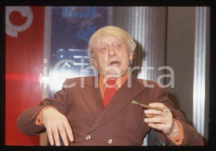 35mm vintage slide* 1985 RAI UNO - OGGI & DOMANI writer Anthony BURGESS (18)