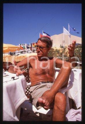 35mm vintage slide* 1989 ca CANNES an American actor Roy SCHEIDER (15)