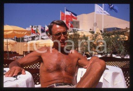35mm vintage slide* 1989 ca CANNES an American actor Roy SCHEIDER (19)