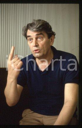 35mm vintage slide* 1985 ca MILAN Portrait of an English actor Edmund PURDOM (3)
