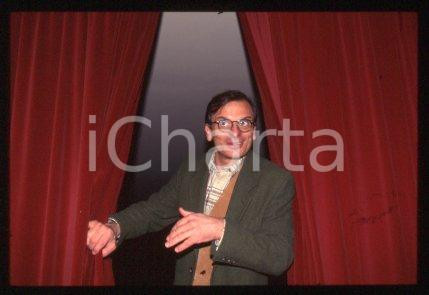 35mm vintage slide* 1995 ca MILAN Portrait of Italian actor Vittorio VIVIANI (5)