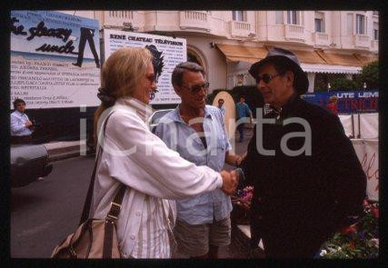 35mm vintage slide* 1989 CANNES Jerry SCHATZBERG Roy SCHEIDER & wife (32)