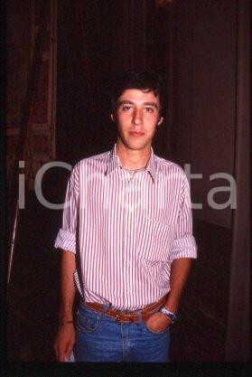 35mm vintage slide* 1990 ca MILAN Northern League politician Marco FERRADINI (7)