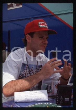 35mm vintage slide* 1993 ca F1 Jordan Hart 193 Rubens BARRICHELLO (19)