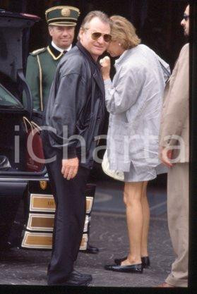 35mm vintage slide* 1995ca MILANO Hotel Principe Di Savoia Fritz WEPPER & wife 4