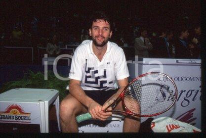 35mm vintage slide* 1990 ca TENNIS Italian tennis player Omar CAMPORESE (6)