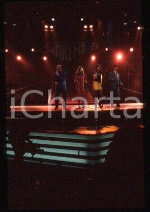 35mm vintage slide* 1988 SANREMO a vocal group THE MANHATTAN TRANSFER (43)
