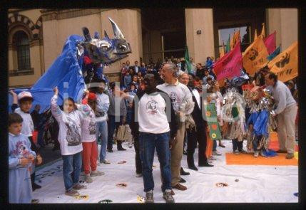 35mm vintage slide* 1988 ca MILAN - "RHINO MAN" Michael WERIKHE (11)