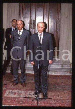 35mm vintage slide* 2000 MILAN the President of Russia Vladimir PUTIN (61)