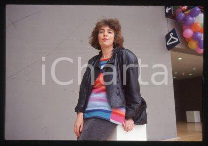 35mm vintage slide* 1990 ca LITERATURE German journalist-author Irina LIEBMANN 8