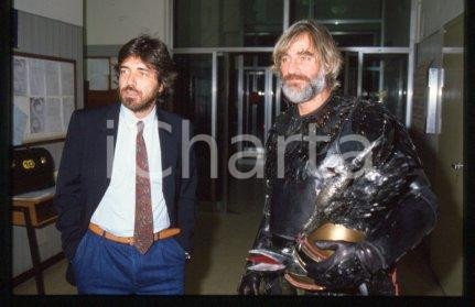 35mm vintage slide* 1983 ITALY director Giacomo BATTIATO and Tony VOGEL 7