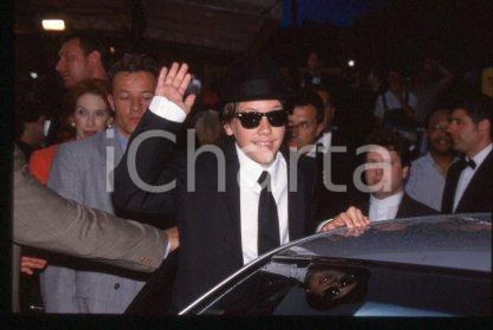 35mm vintage slide* 1998 MILAN an American actor J. Evan BONIFANT (12)