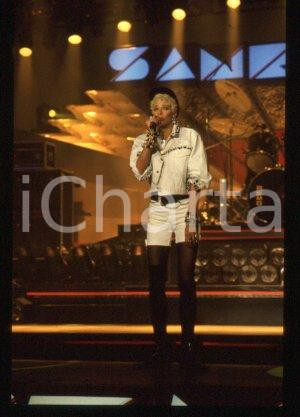 35mm vintage slide* 1989 SANREMO Pop Festival Pop singer YAZZ -Yasmin EVANS (17)