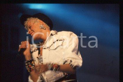 35mm vintage slide* 1989 SANREMO Pop Festival Pop singer YAZZ - Yasmin EVANS (5)