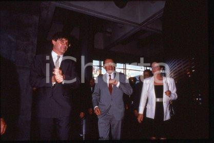 35mm vintage slide* 1989 ARCHE DE LA DEFENSE inauguration - Michel ROCARD (10)
