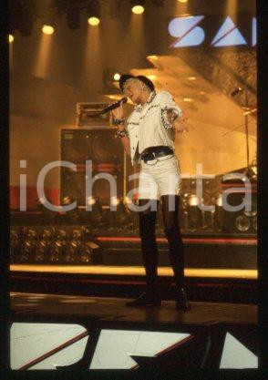35mm vintage slide* 1989 SANREMO Pop Festival Pop singer YAZZ -Yasmin EVANS (15)
