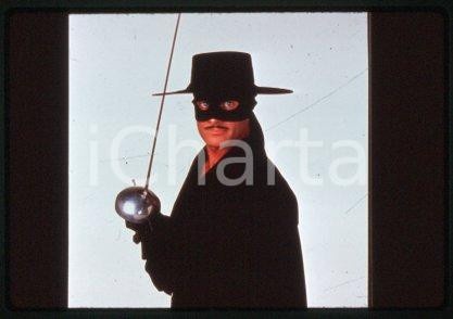 Fotografia d epoca originale 35mm vintage slide 1990 DRAMA Series ZORRO Actor  Duncan REGEHR 22 1