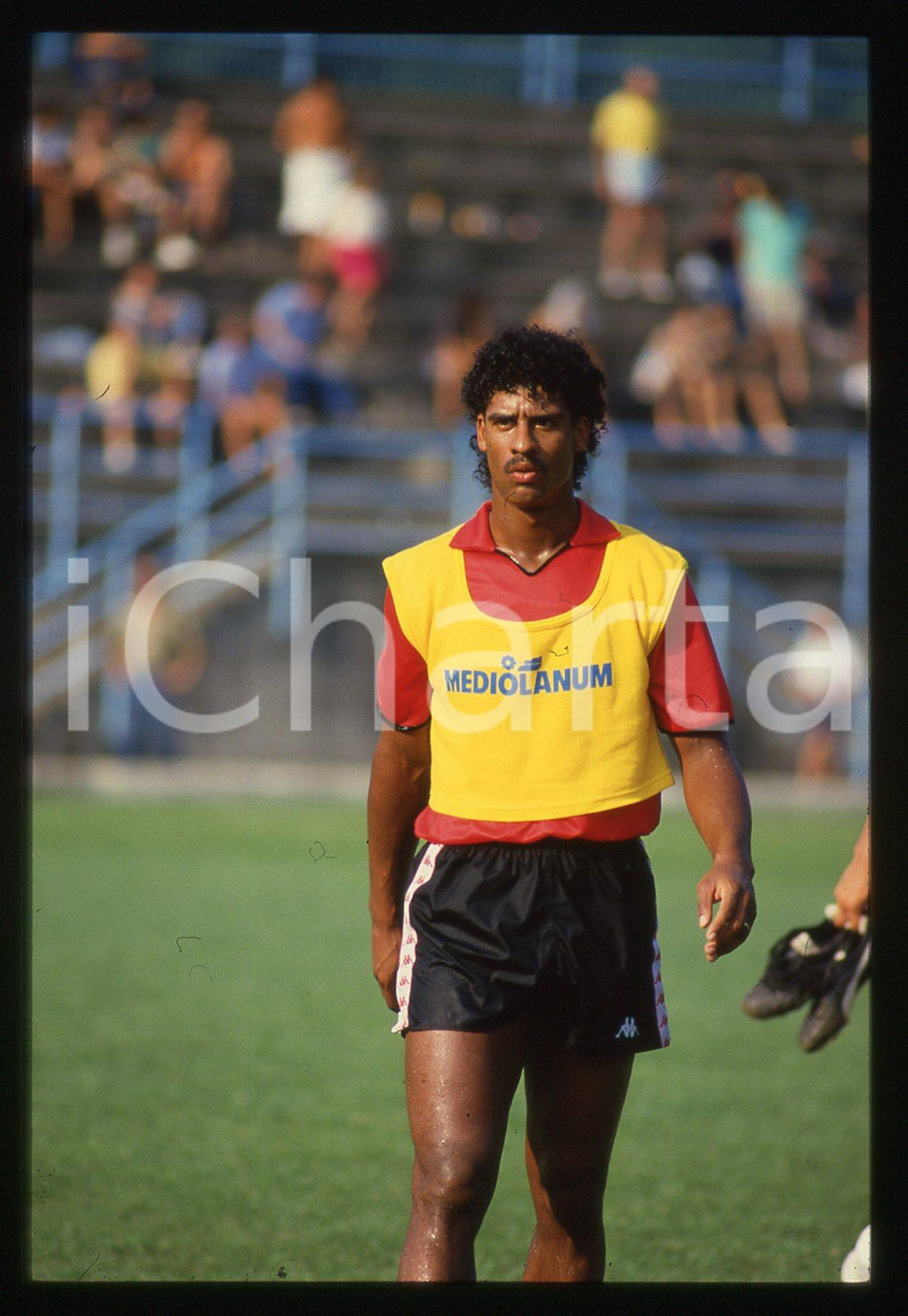 35mm vintage slide* 1988 ITALIA Frank RIJKAARD A.C. MILAN - Allenamento (2)