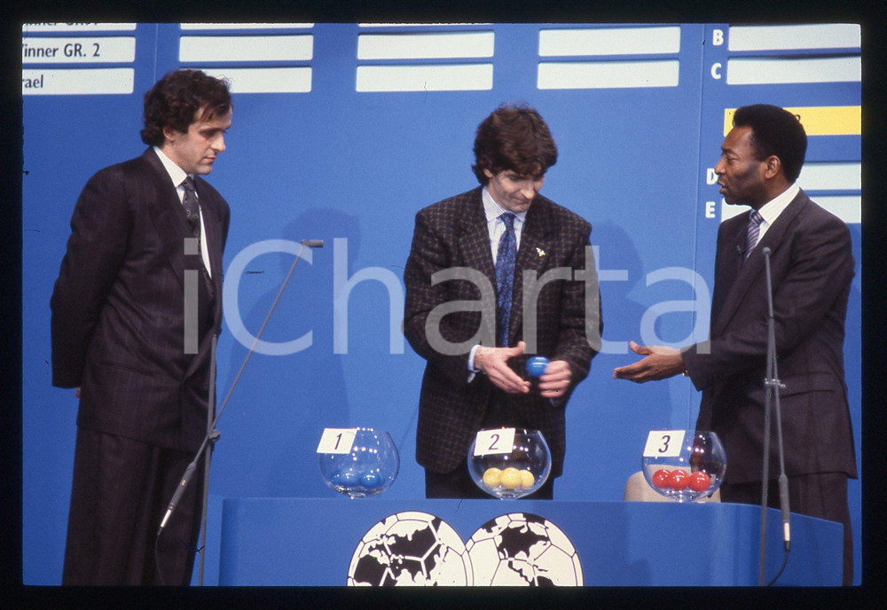 35mm vintage slide* 1989 ROMA Edson Arantes do Nascimento PELE Paolo ROSSI (9)