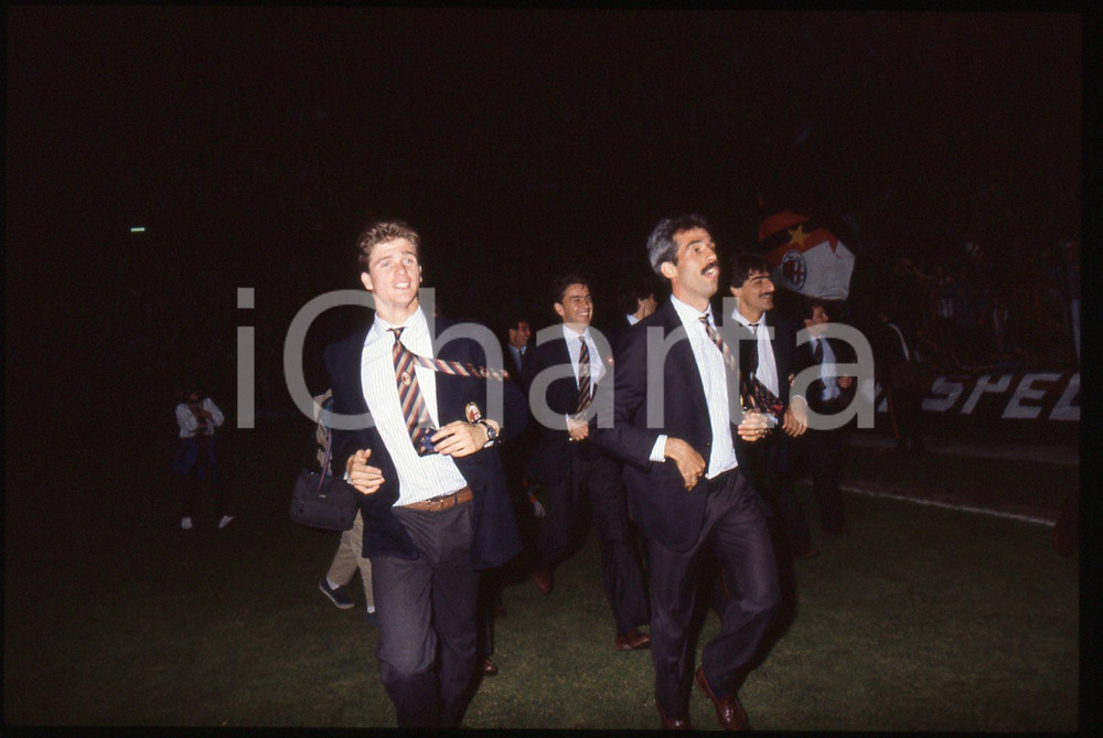 35mm vintage slide* 1988 AC MILAN Rufo Emiliano VERGA Pietro Paolo VIRDIS