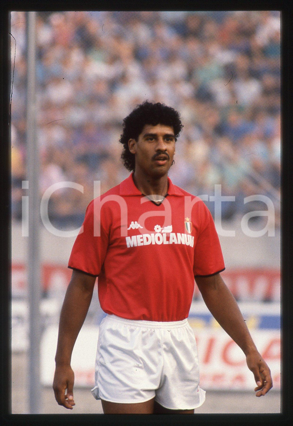 35mm vintage slide* 1988 A.C. MILAN Frank RIJKAARD durante l'allenamento (14)