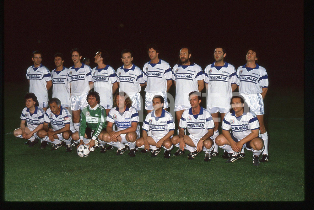 35mm vintage slide* 1990ca ITALIA Nazionale Cantanti - Squadra e staff tecnico 2