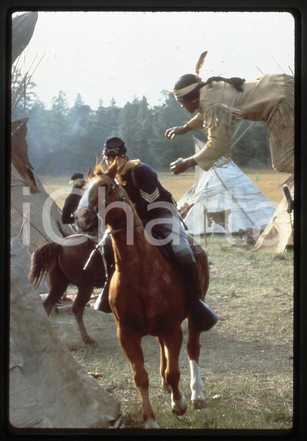 35mm vintage slide*1987 DUDES - Scena dal film della regista Penelope SPHEERIS*