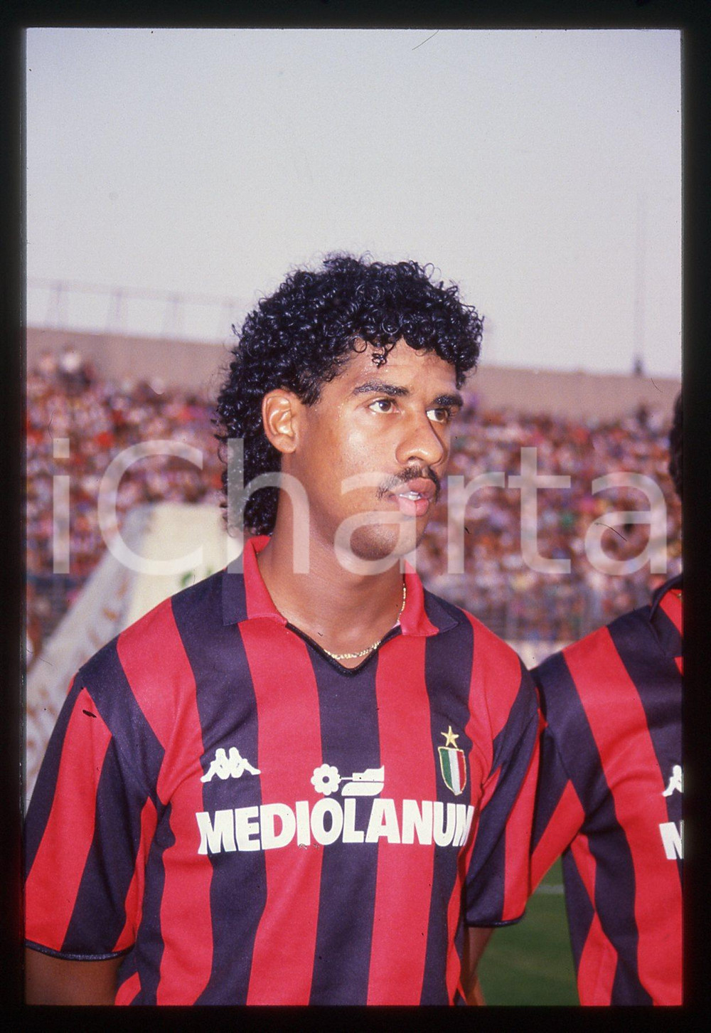 35mm vintage slide* 1988 BERGAMO - ATALANTA vs MILAN Frank RIJKAARD