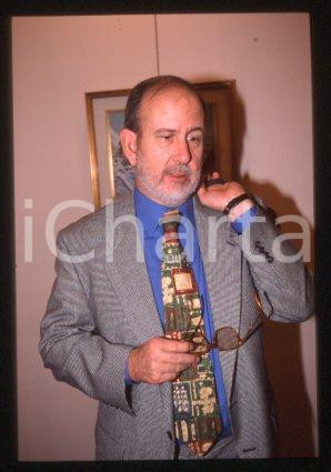 35mm vintage slide* 1990 ca MILAN American historian Michael LEDEEN Portrait (9)
