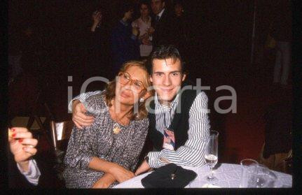 35mm vintage slide* 1987 ca ITALY Franca BETTOJA & Gianmarco TOGNAZZI (6)