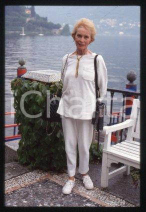 35mm vintage slide* 1992 CERNOBBIO VILLA D'ESTE American actress Janet LEIGH 39