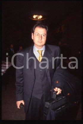 35mm vintage slide* 1999 ca MILAN Telecom Italia Portrait of Ugo RIETMANN 18