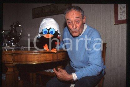 35mm vintage slide* 1990 ca TV Voice actor CALIMERO Ignazio COLNAGHI Portrait 17