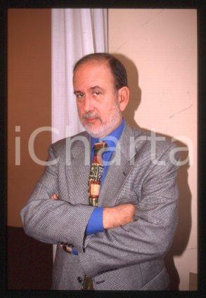 35mm vintage slide* 1990 ca MILAN American historian Michael LEDEEN Portrait (3)
