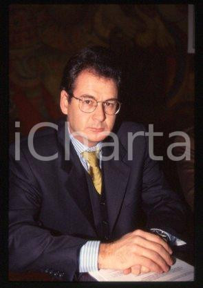 35mm vintage slide* 1999 ca MILAN Telecom Italia Portrait of Ugo RIETMANN 10