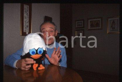 35mm vintage slide* 1990 ca TV Voice actor CALIMERO Ignazio COLNAGHI Portrait 31