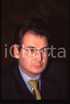 35mm vintage slide* 1999 ca MILAN Telecom Italia Portrait of Ugo RIETMANN 16