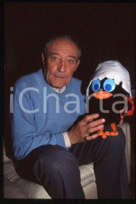 35mm vintage slide* 1990 ca TV Voice actor CALIMERO Ignazio COLNAGHI Portrait 20