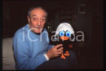 35mm vintage slide* 1990 ca TV Voice actor CALIMERO Ignazio COLNAGHI Portrait 1