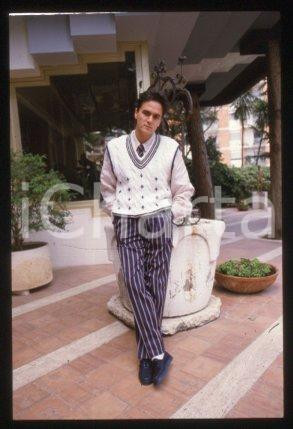 35mm vintage slide* 1985 ca MUSIC Italian singer-songwriter Michele PECORA (20)