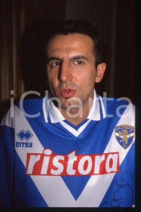 35mm vintage slide* 1994 BRESCIA Leader of TIMORIA Omar PEDRINI Portrait (2)