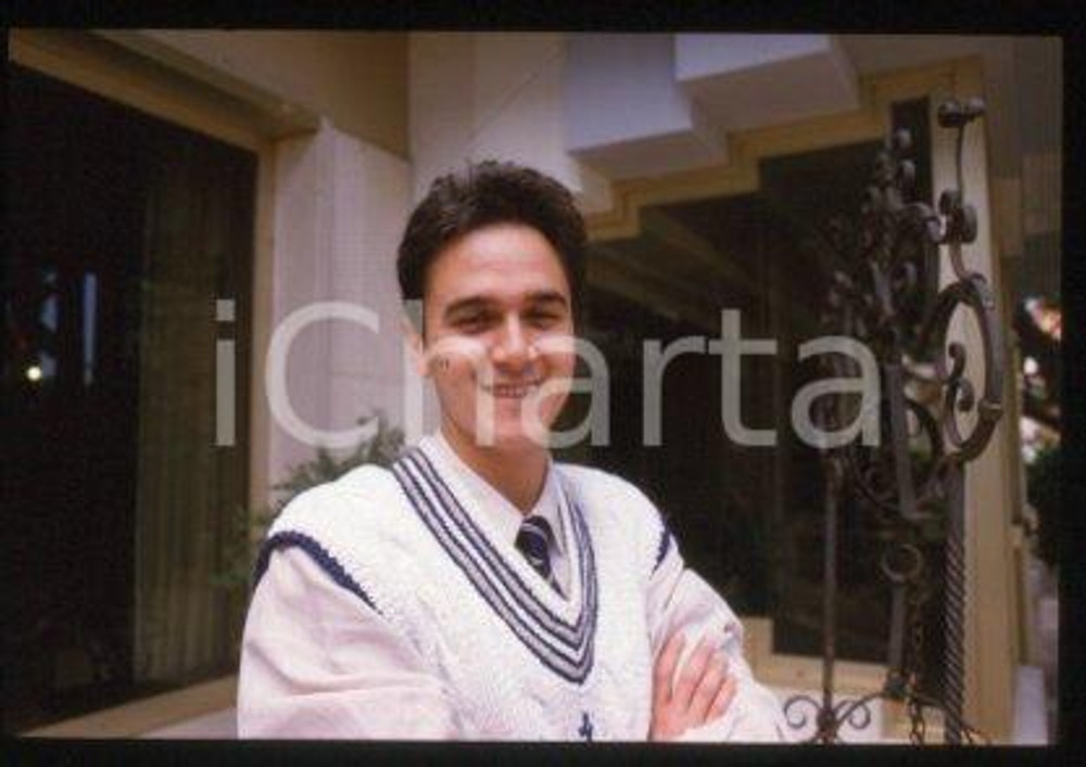 35mm vintage slide* 1985 ca MUSIC Italian singer-songwriter Michele PECORA (3)